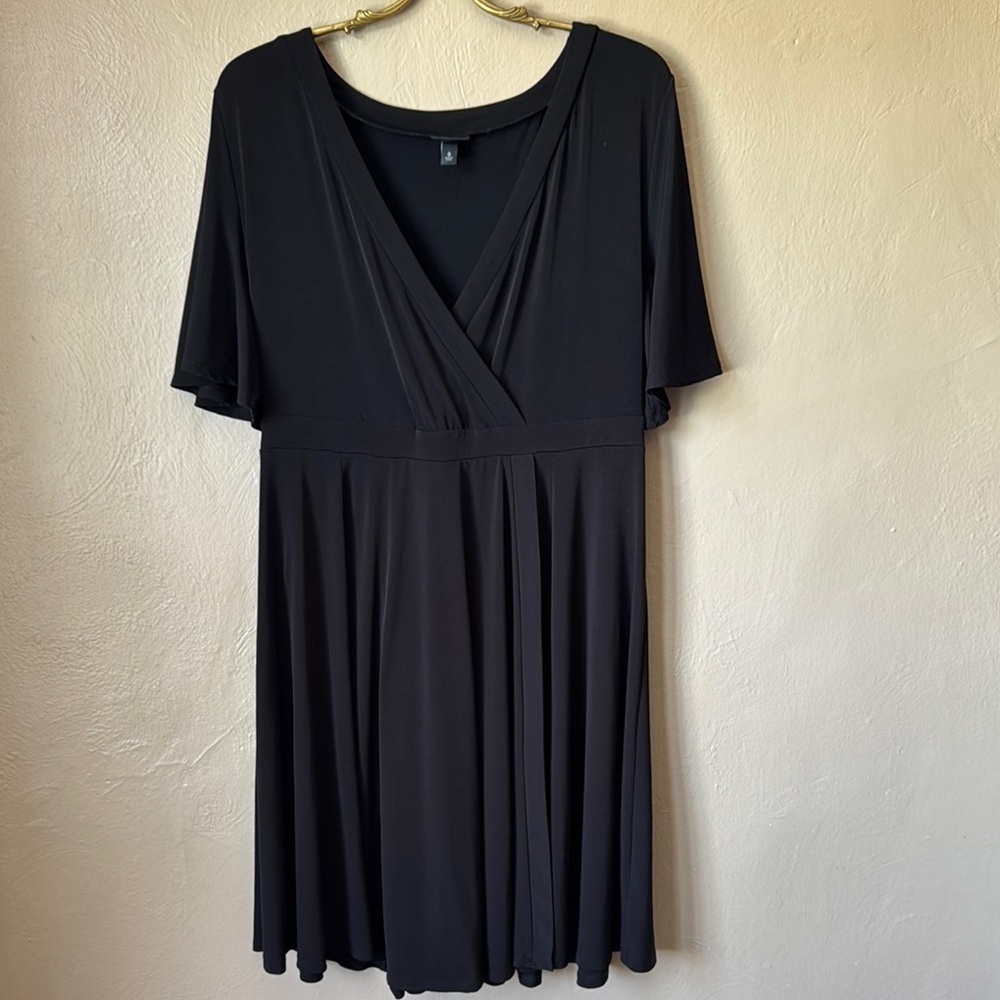 Torrid Black Flutter Sleeve Sundress